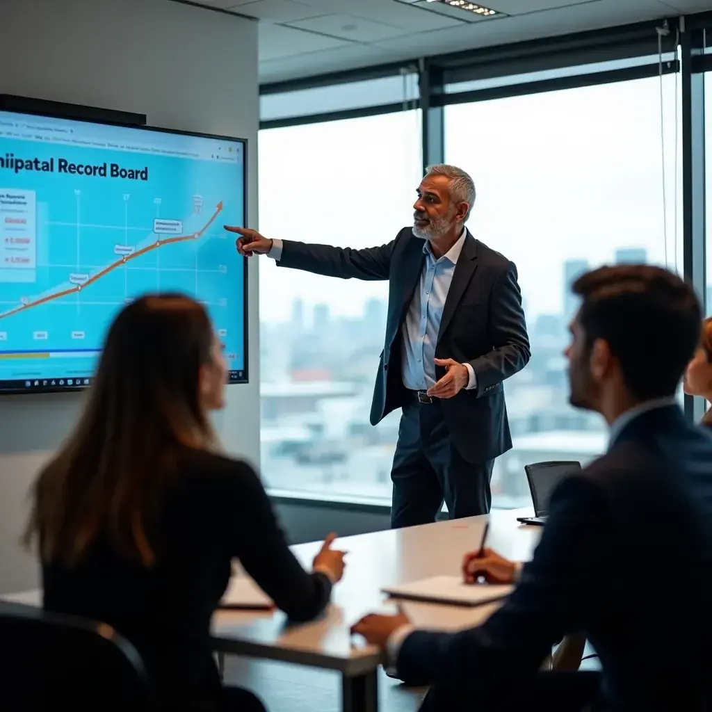 Modern office environment